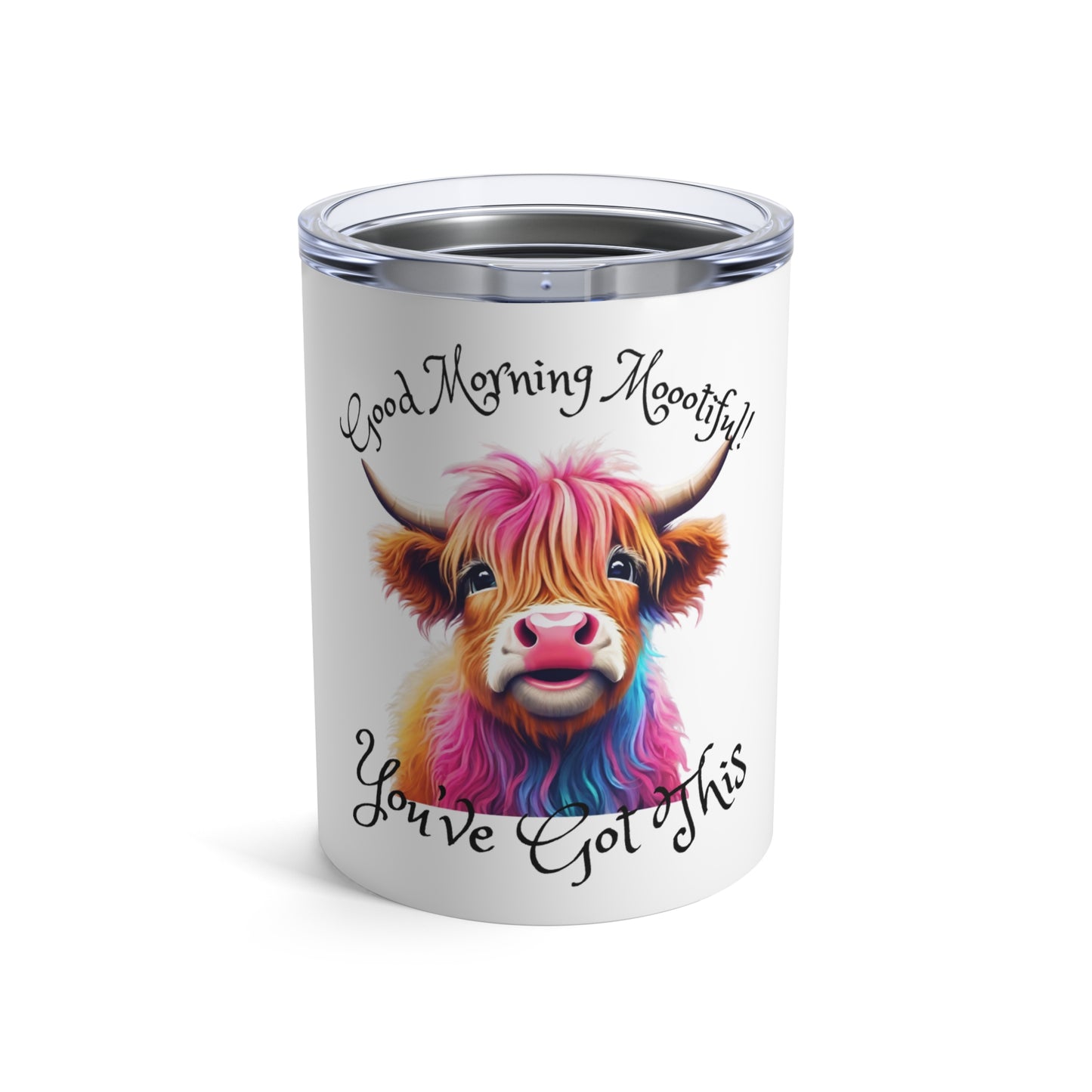 Good Morning Moootiful Tumbler Small