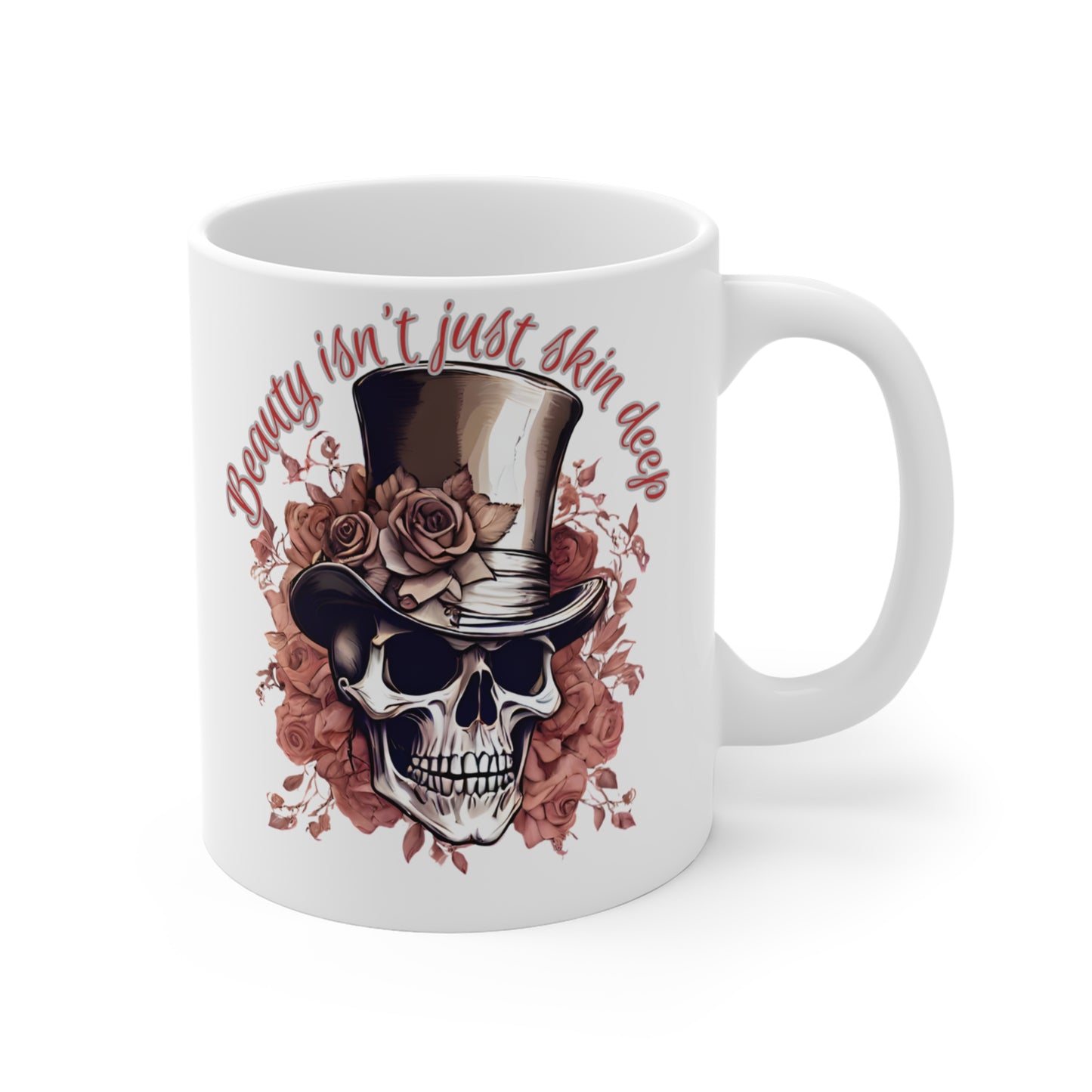 Steampunk Floral Skull 11 Oz Mug Just Gigi IFYKYK