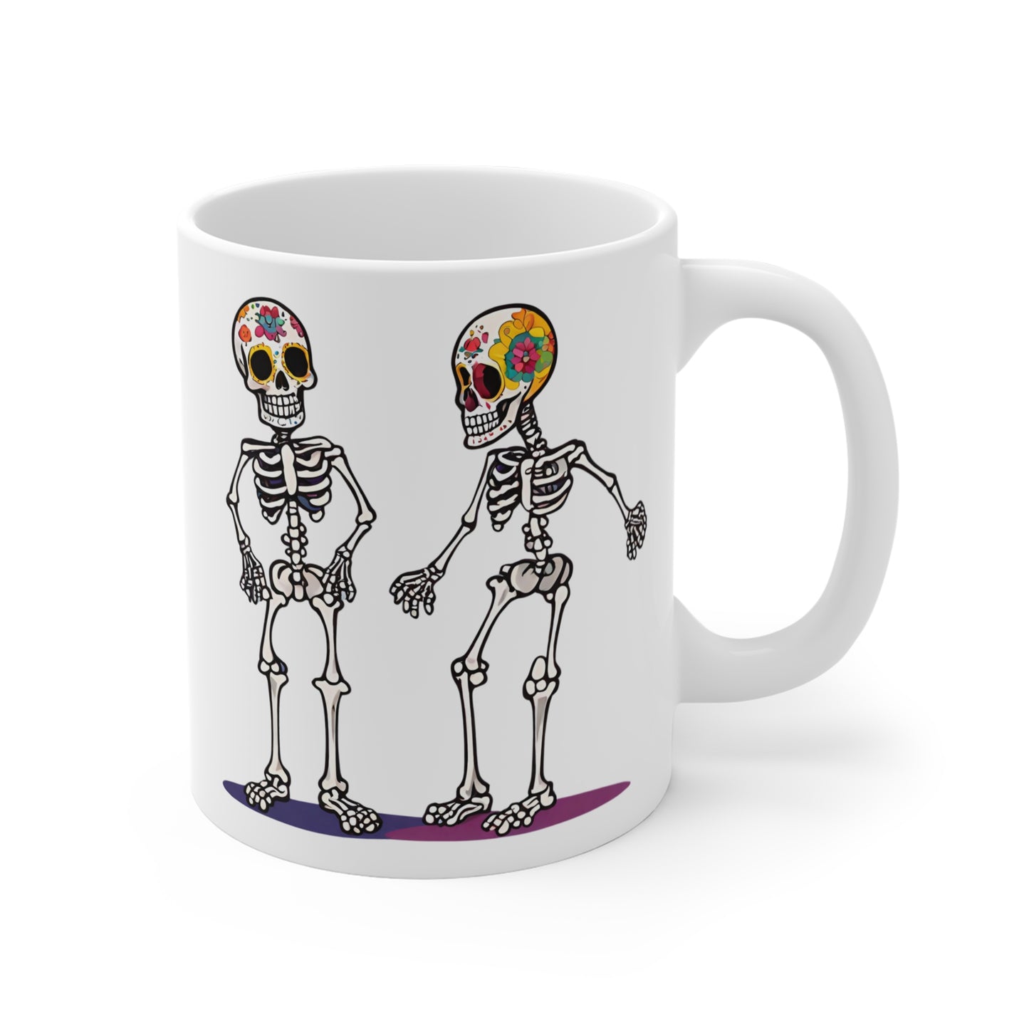 Dad Jokes Sugar Skull 11 oz Mug Just Gigi IFYKYK