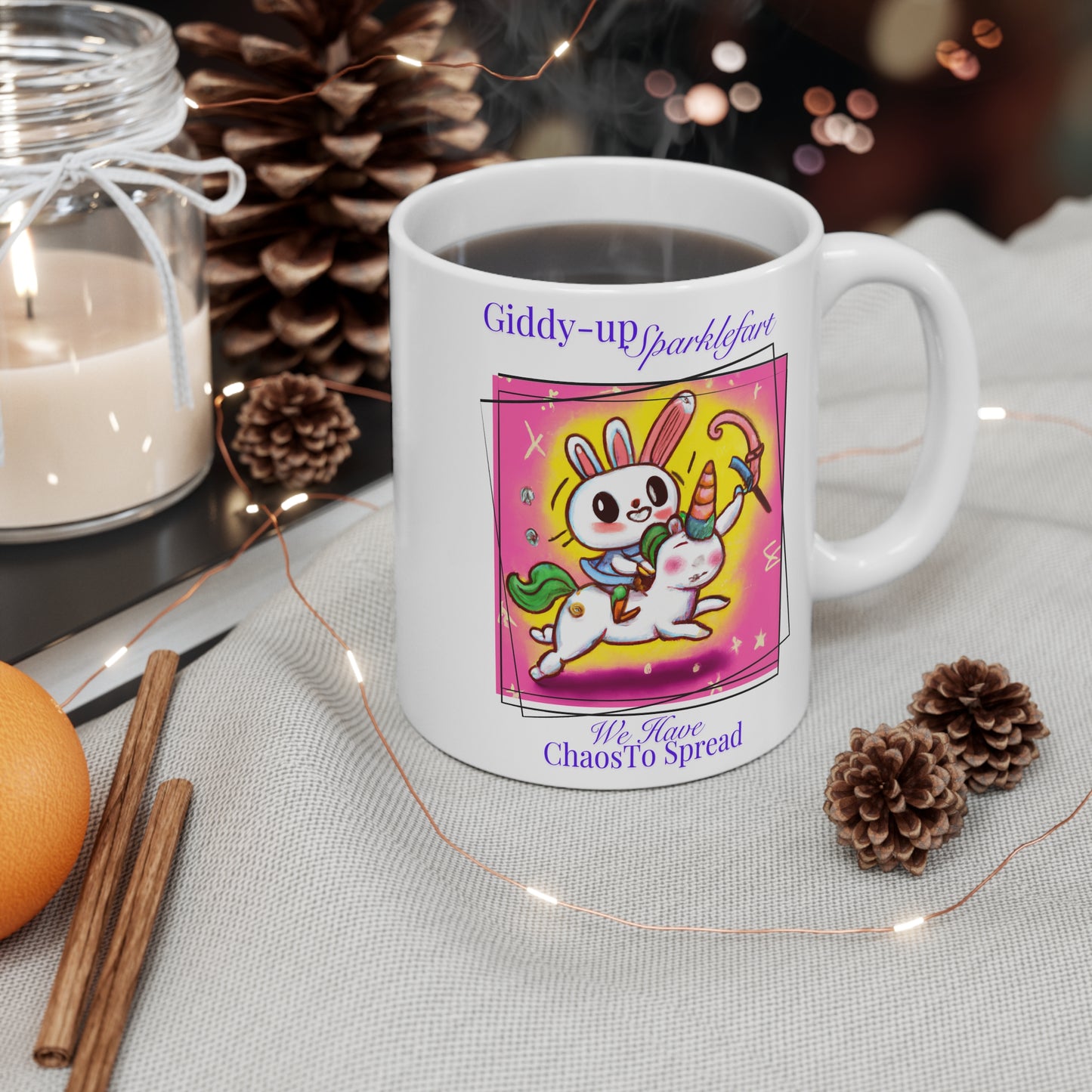 Giddy-Up Sparkle Mug - 11oz Just Gigi IFYKYK