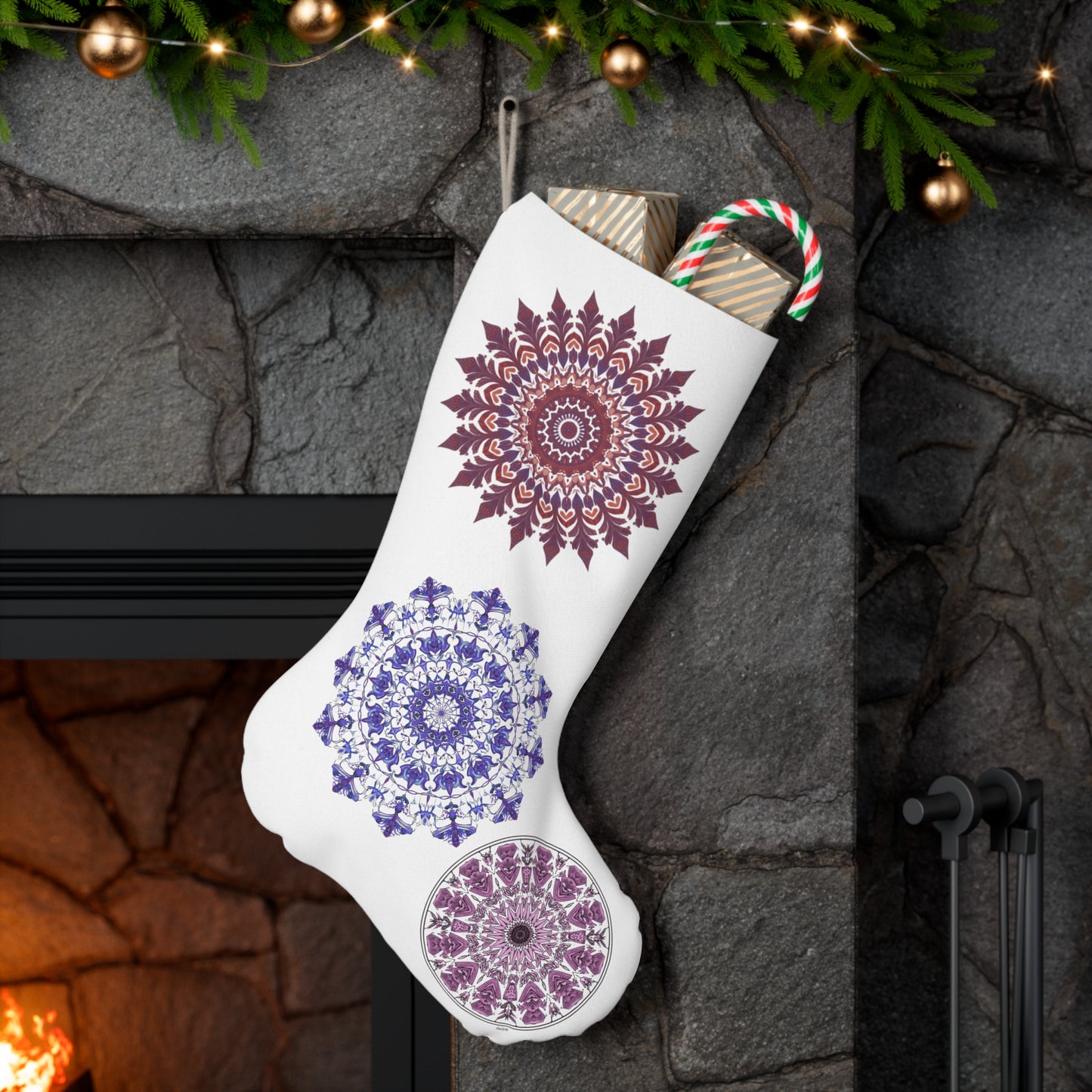 Sweet Tranquility Mandala Stocking - Just Gigi IFYKYK