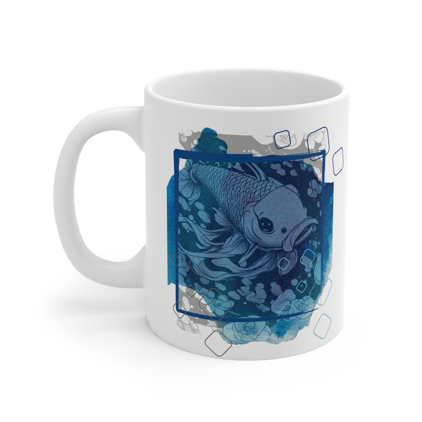 Blue Koi Mug