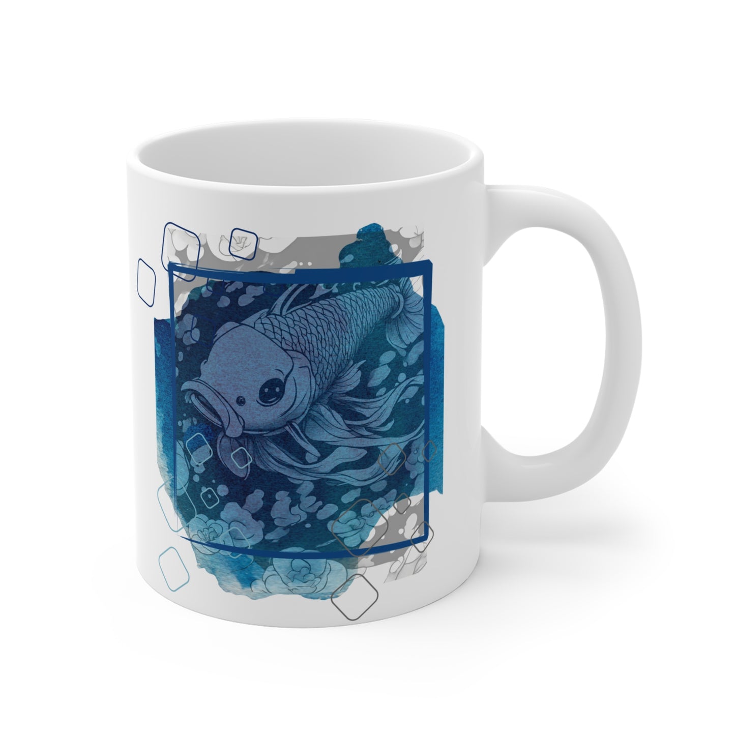Blue Koi Mug