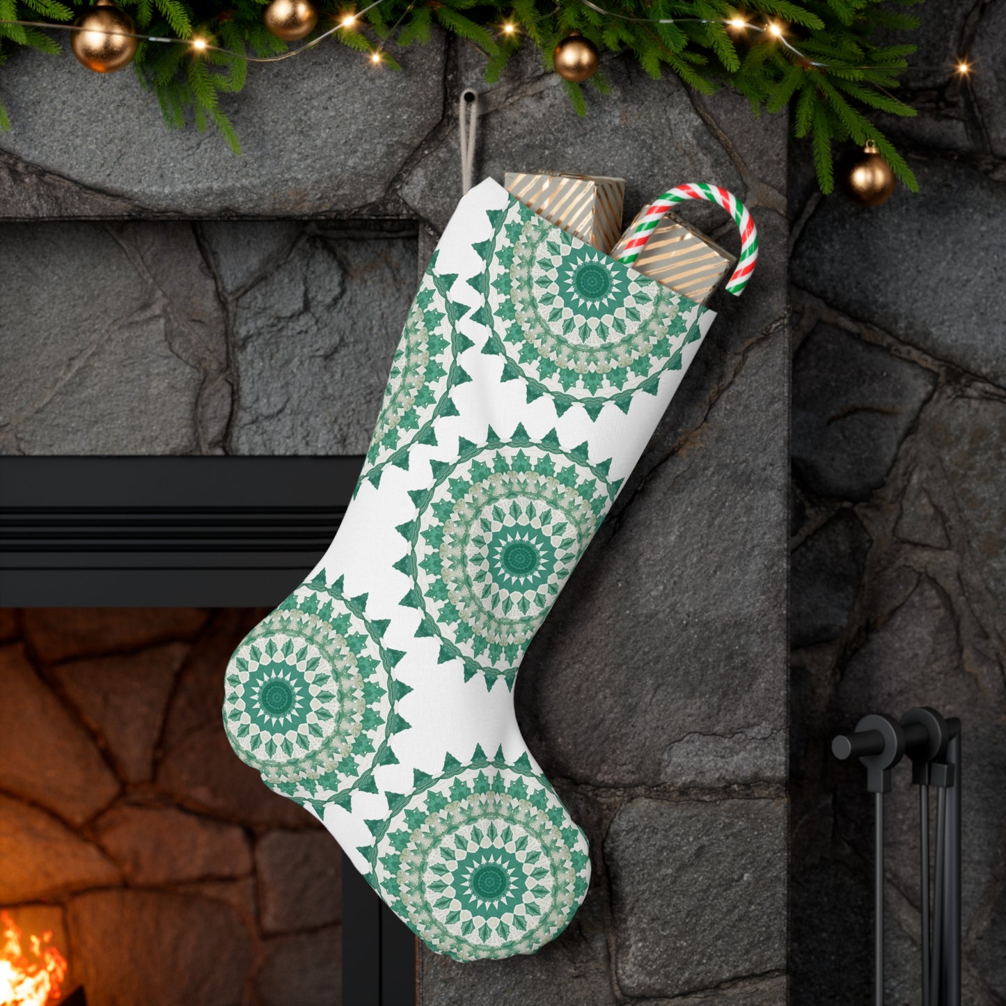 Evergreen inspired Mandala Christmas Stocking – Just Gigi IFYKYK