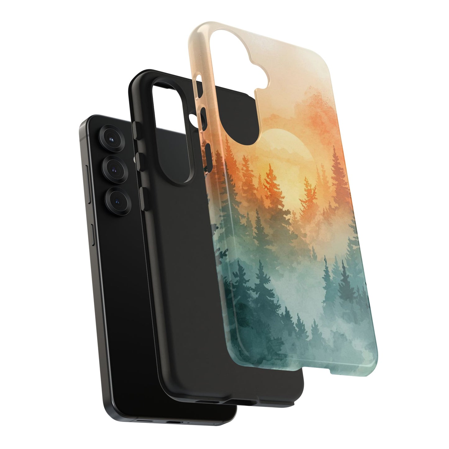Sunset Forest Mist Tough Phone Case -Just Gigi IFYKYK