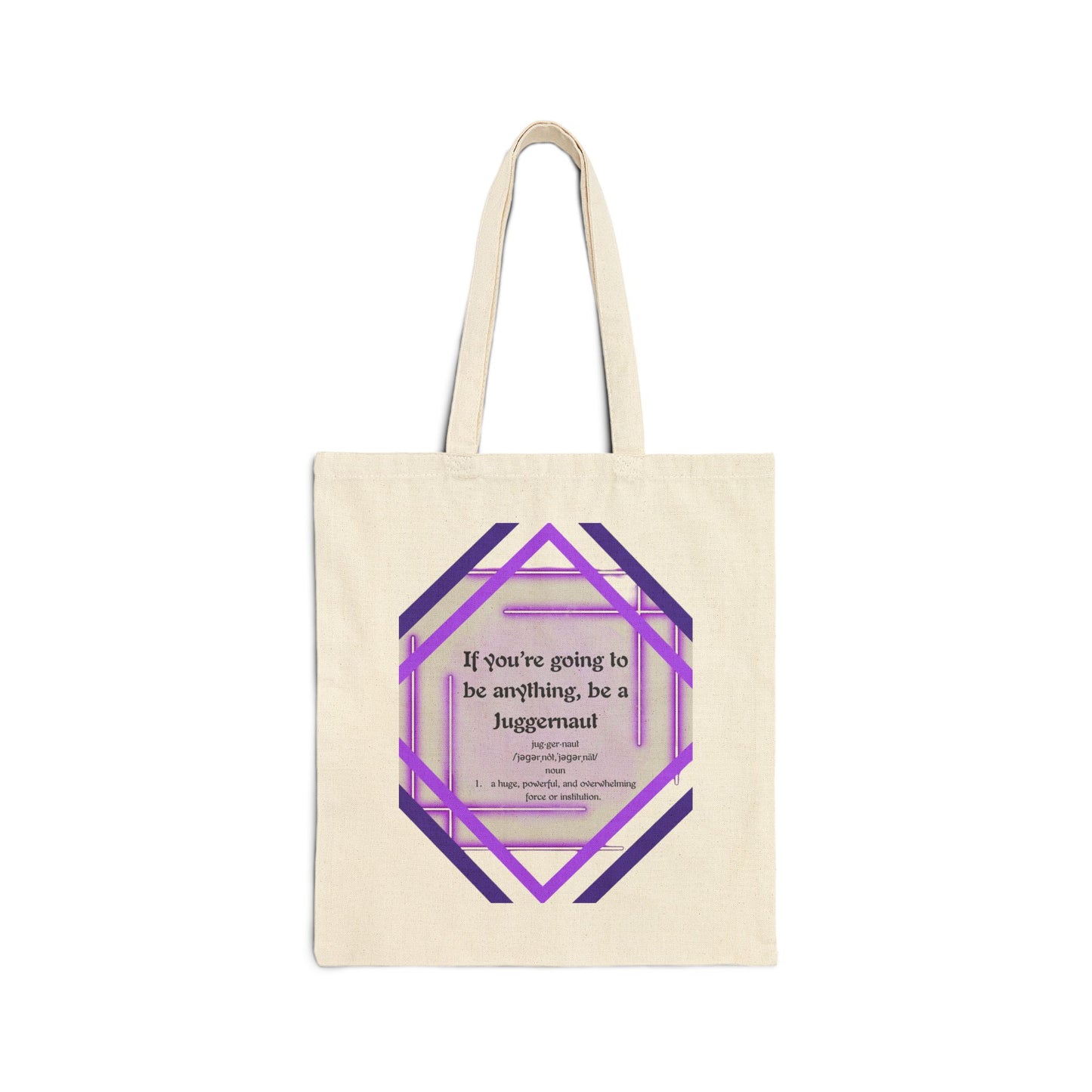 Juggernaut Cotton Canvas Tote Bag