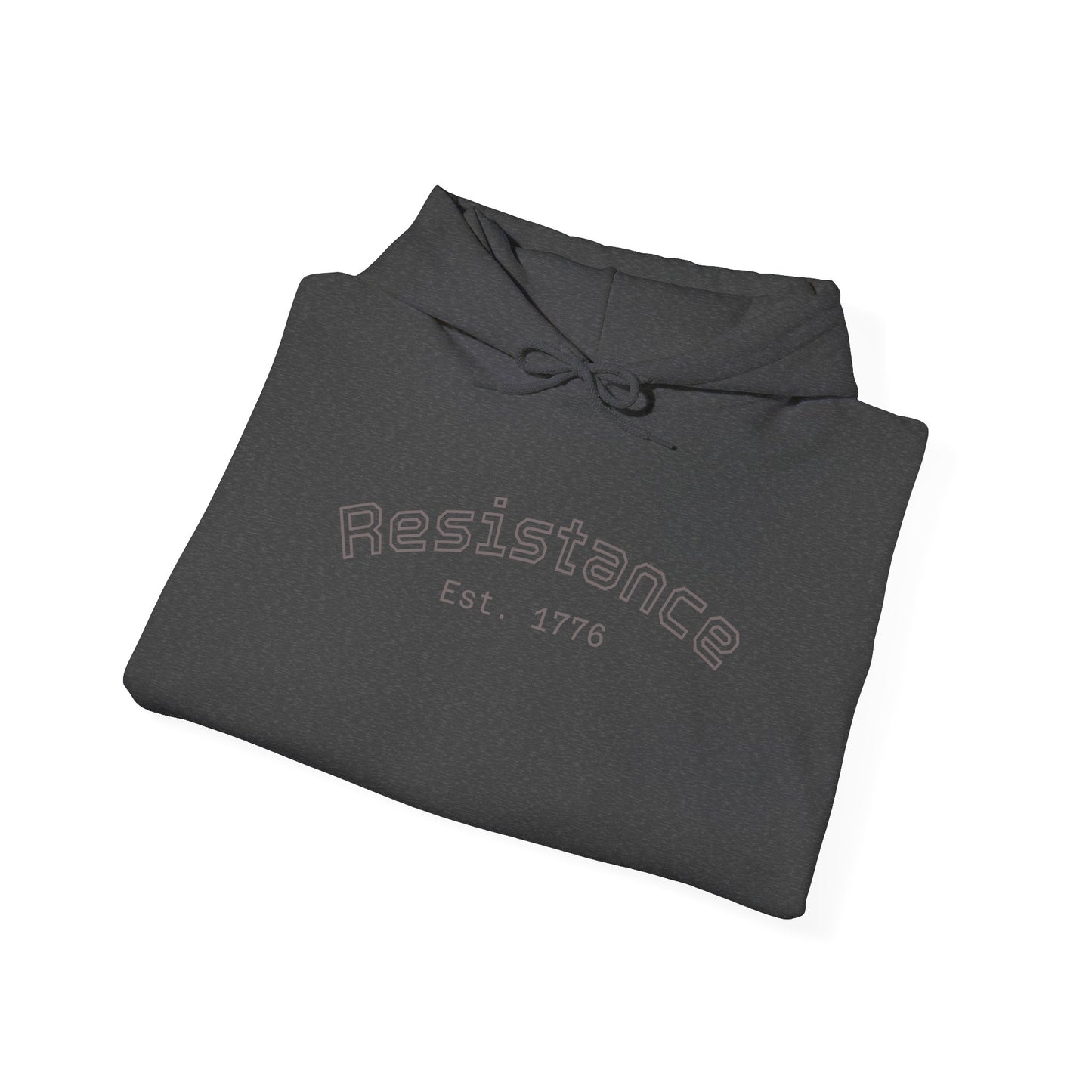 Resistance Hoodie — Vintage Flag Graphic Hooded Sweatshirt (Est. 1776)