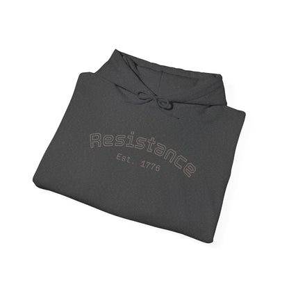 Resistance Hoodie — Vintage Flag Graphic Hooded Sweatshirt (Est. 1776)