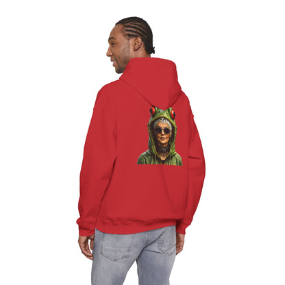 Resistance Est. 1776 Hoodie — Frog Hood Portrait Graphic Sweatshirt