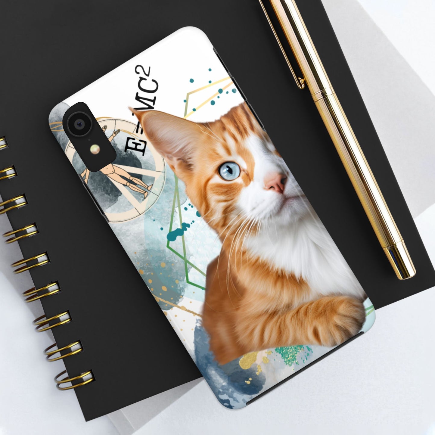 E=MC2 Cat Tough Phone Cases Just Gigi IFYKYK