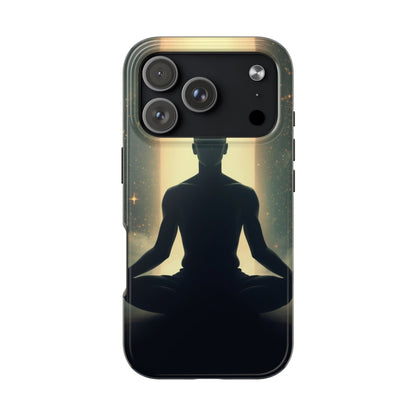 Enlightening Meditation Tough Phone Case - Just Gigi IFYKYK