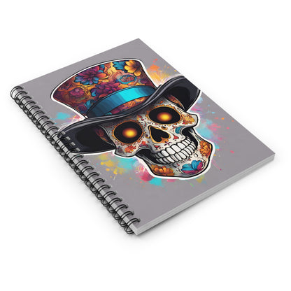 Floral sugar Skull Spiral Notebook - Just Gigi IFYKYK