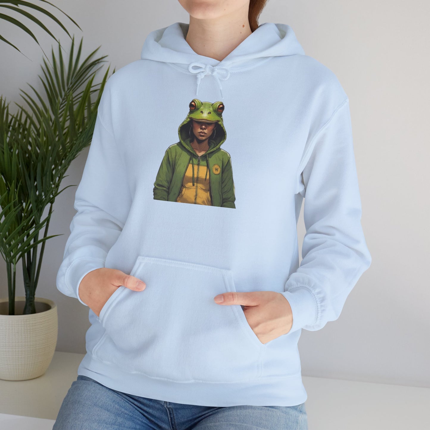 Frog Woman Graphic Hoodie – Unique Statement Streetwear  Just Gigi IFYKYK