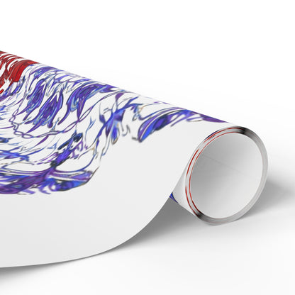 Kaleidoscope Mandala Snowflake Wrapping Paper -Just Gigi IFYKYK