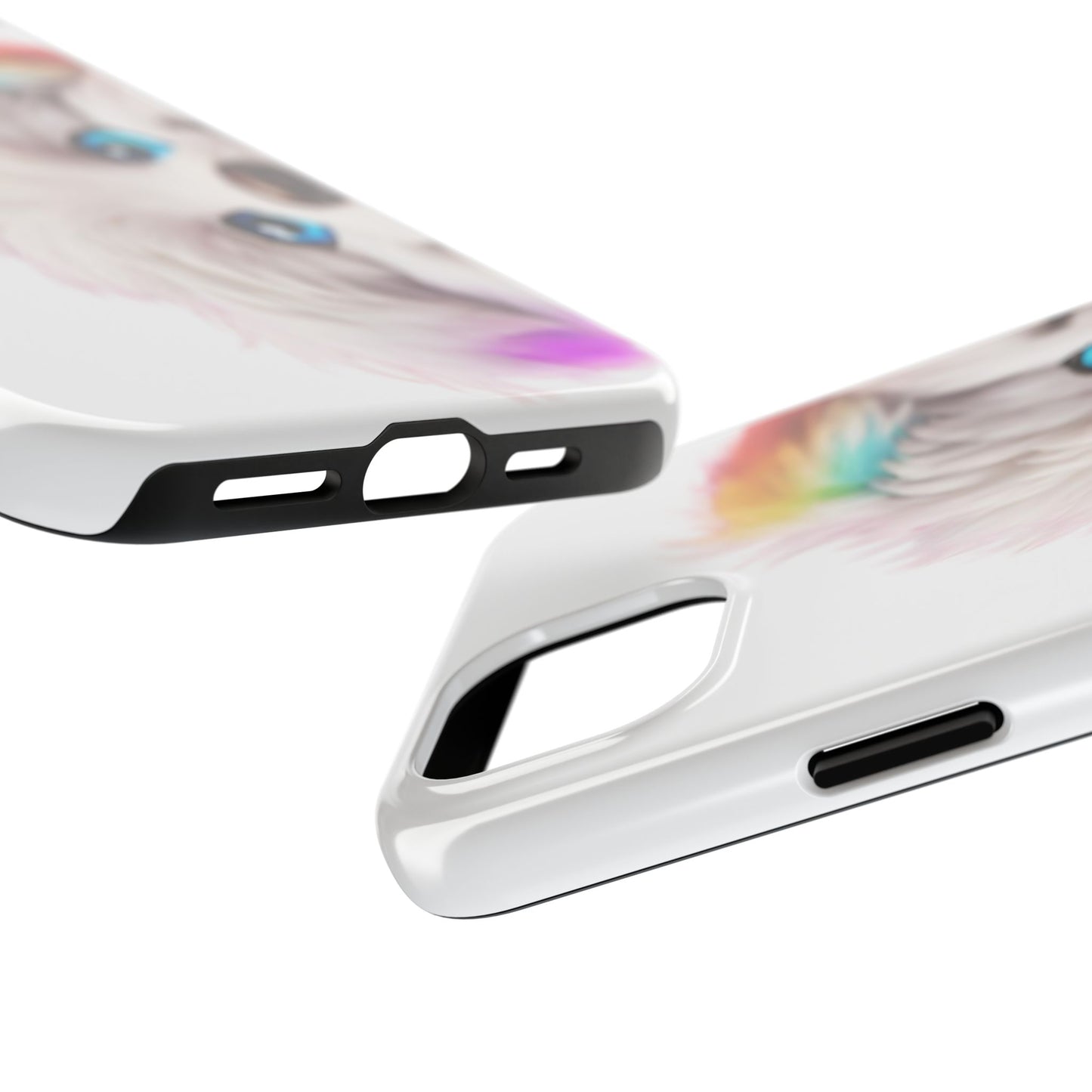 Peeking Doggo design Tough Phone Cases