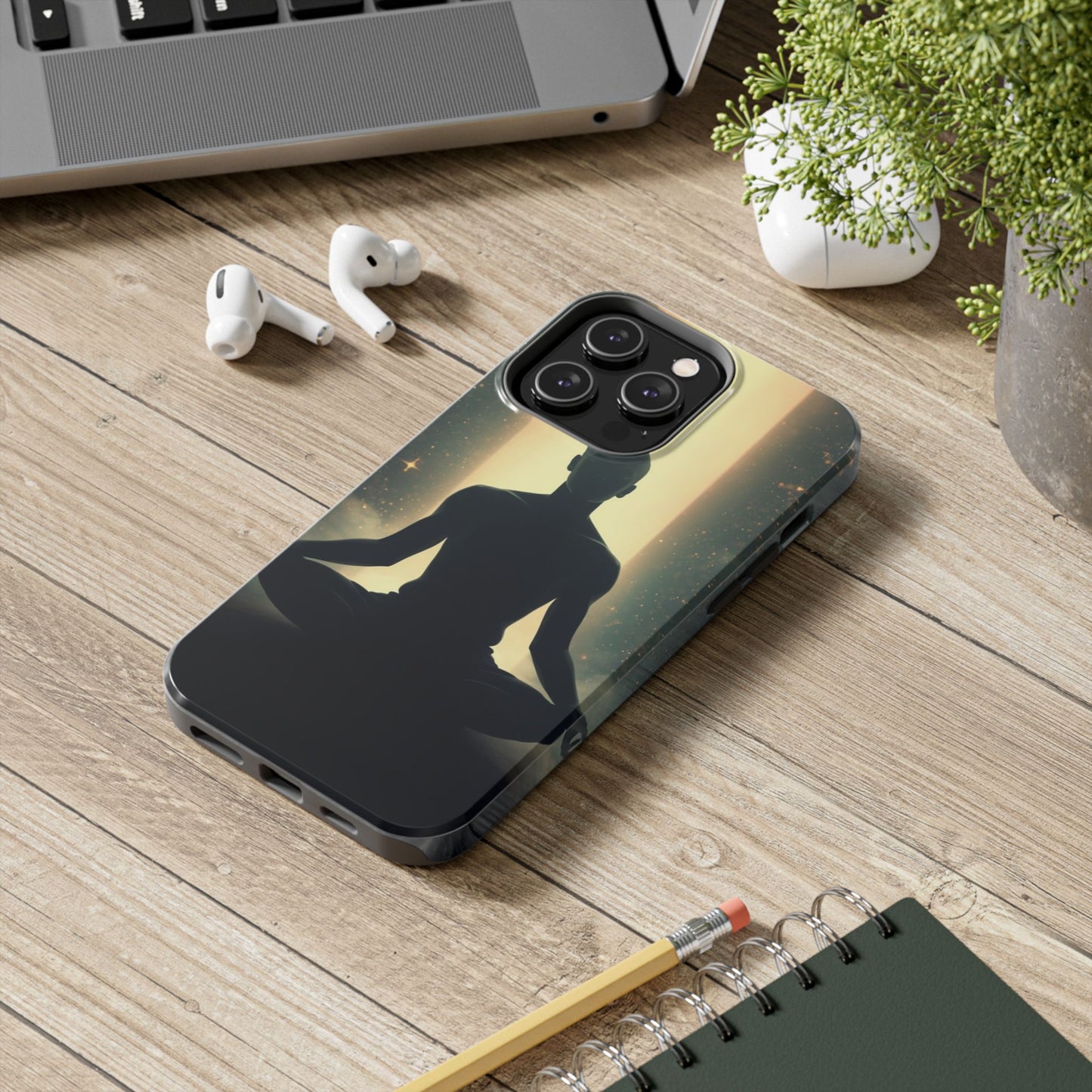 Enlightening Meditation Tough Phone Case - Just Gigi IFYKYK