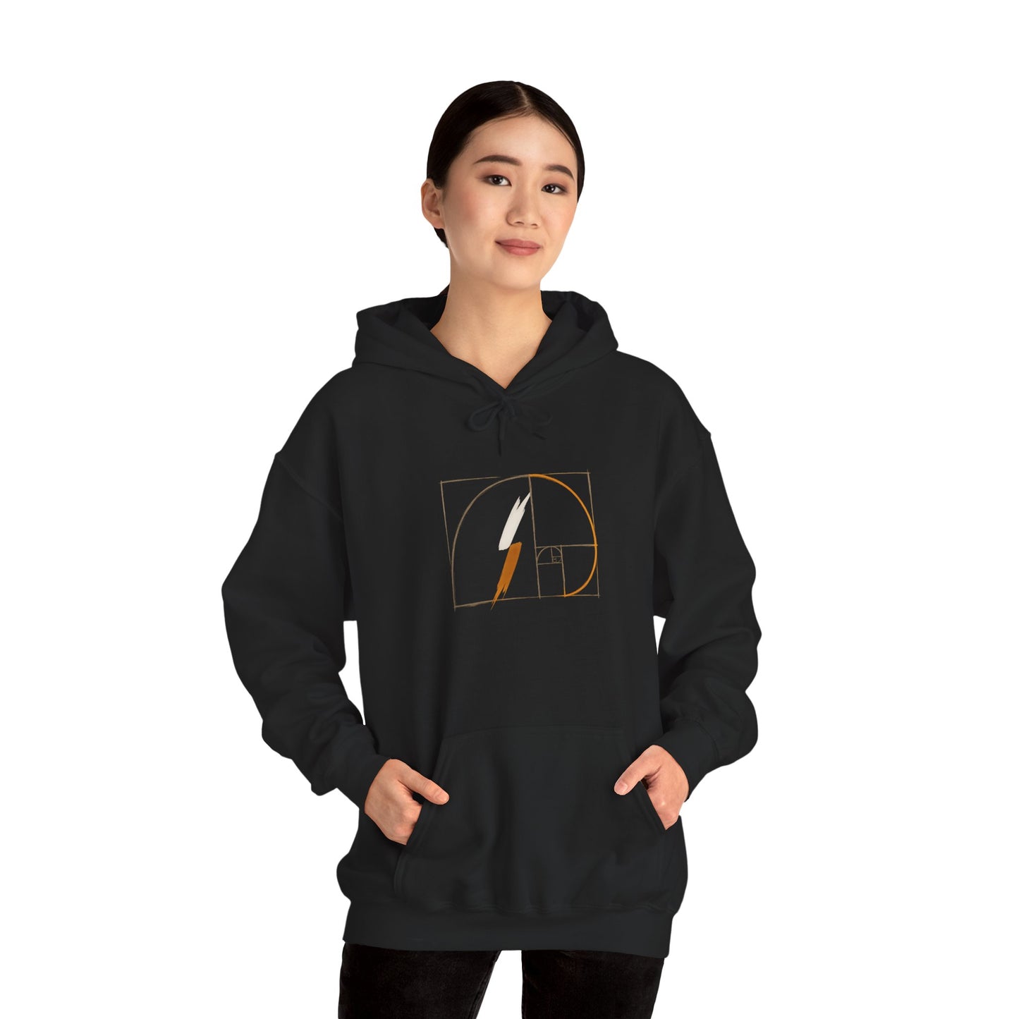 ONWARD Hoodie —Fibonacci Spiral Minimal Design