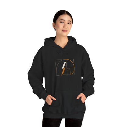 ONWARD Hoodie —Fibonacci Spiral Minimal Design