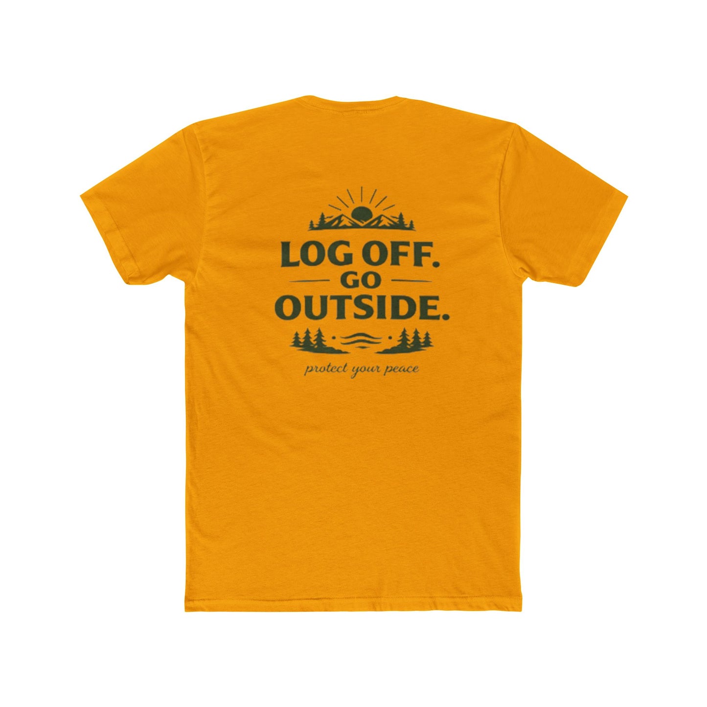 Log Off Go Outside Tee From EDRL by Just Gigi IFYKYK