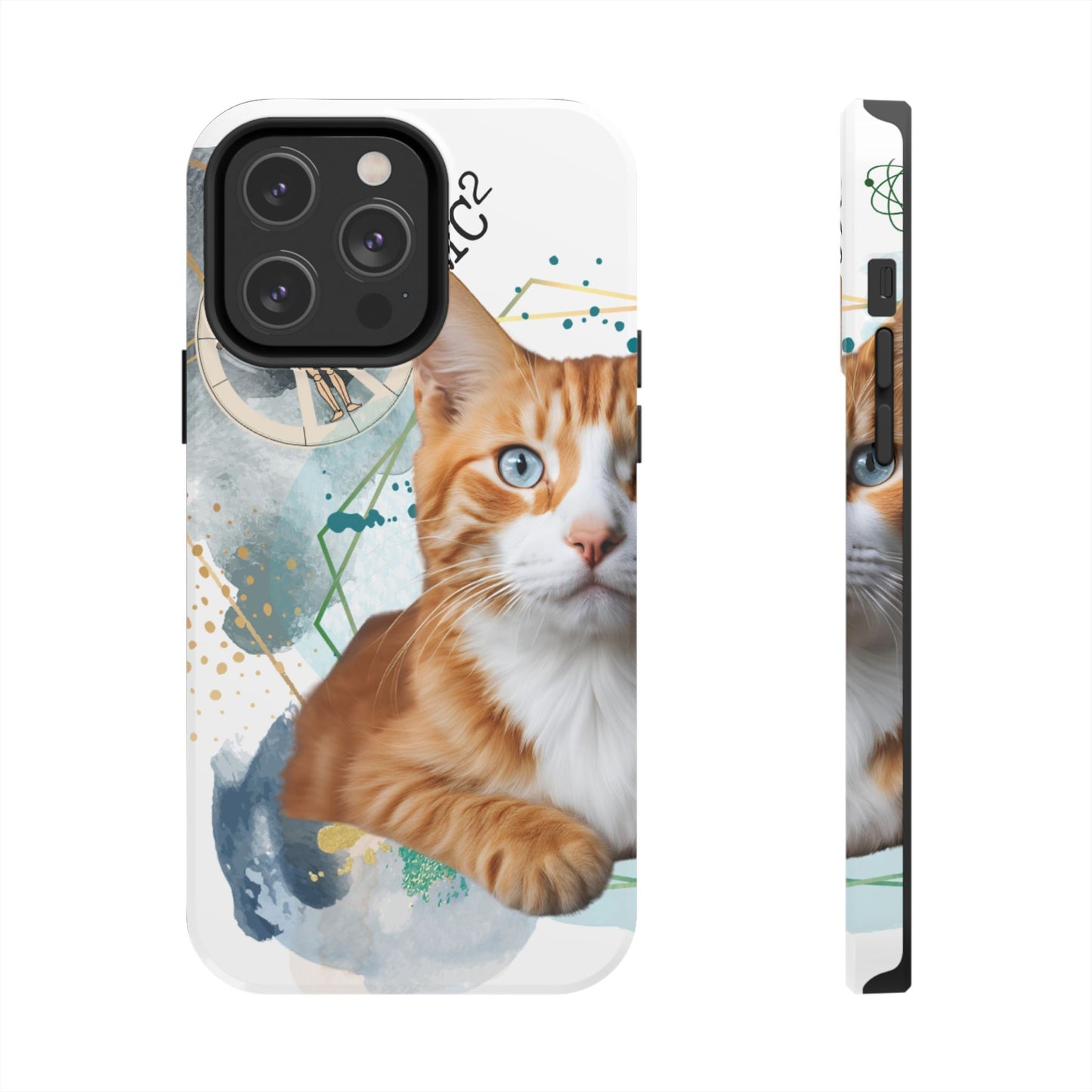 E=MC2 Cat Tough Phone Cases