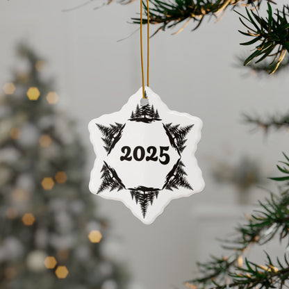 2025 Snowflake Keepsake Ceramic Ornament- Just Gigi IFYKYK