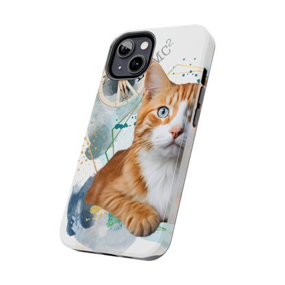 E=MC2 Cat Tough Phone Cases