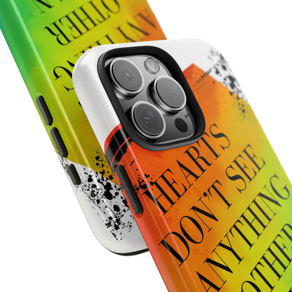 Hearts don't see anything other than love Tough Phone Cases Just Gigi IFYKYK