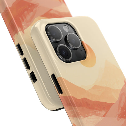 Sunset Mountain Meditation Tough Phone Case - Just Gigi IFYKYK