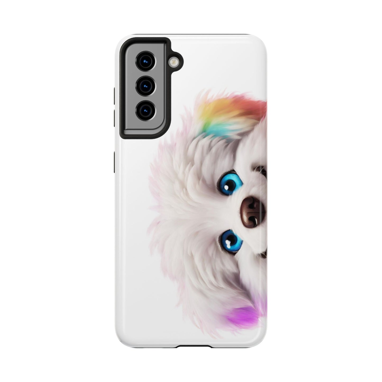 Peeking Doggo design Tough Phone Cases
