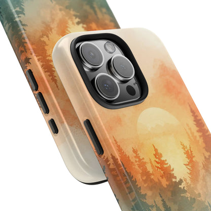 Sunset Forest Mist Tough Phone Case -Just Gigi IFYKYK