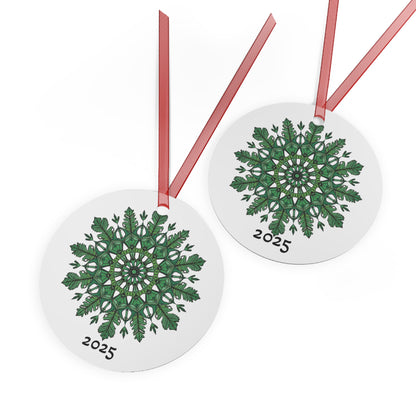 2025 Green Mandala Bell Metal Ornament — Just Gigi IFYKYK