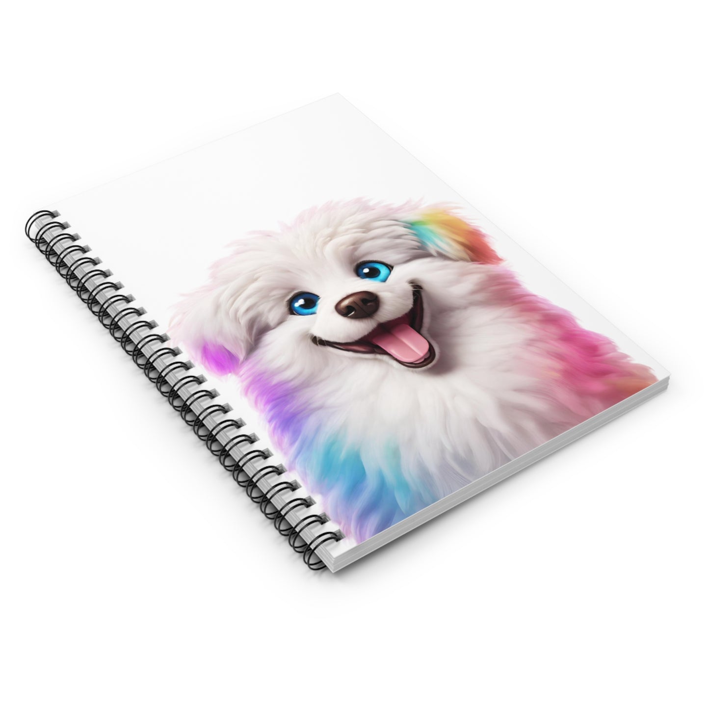 Rainbow Puppy Spiral Notebook - Just Gigi IFYKYK