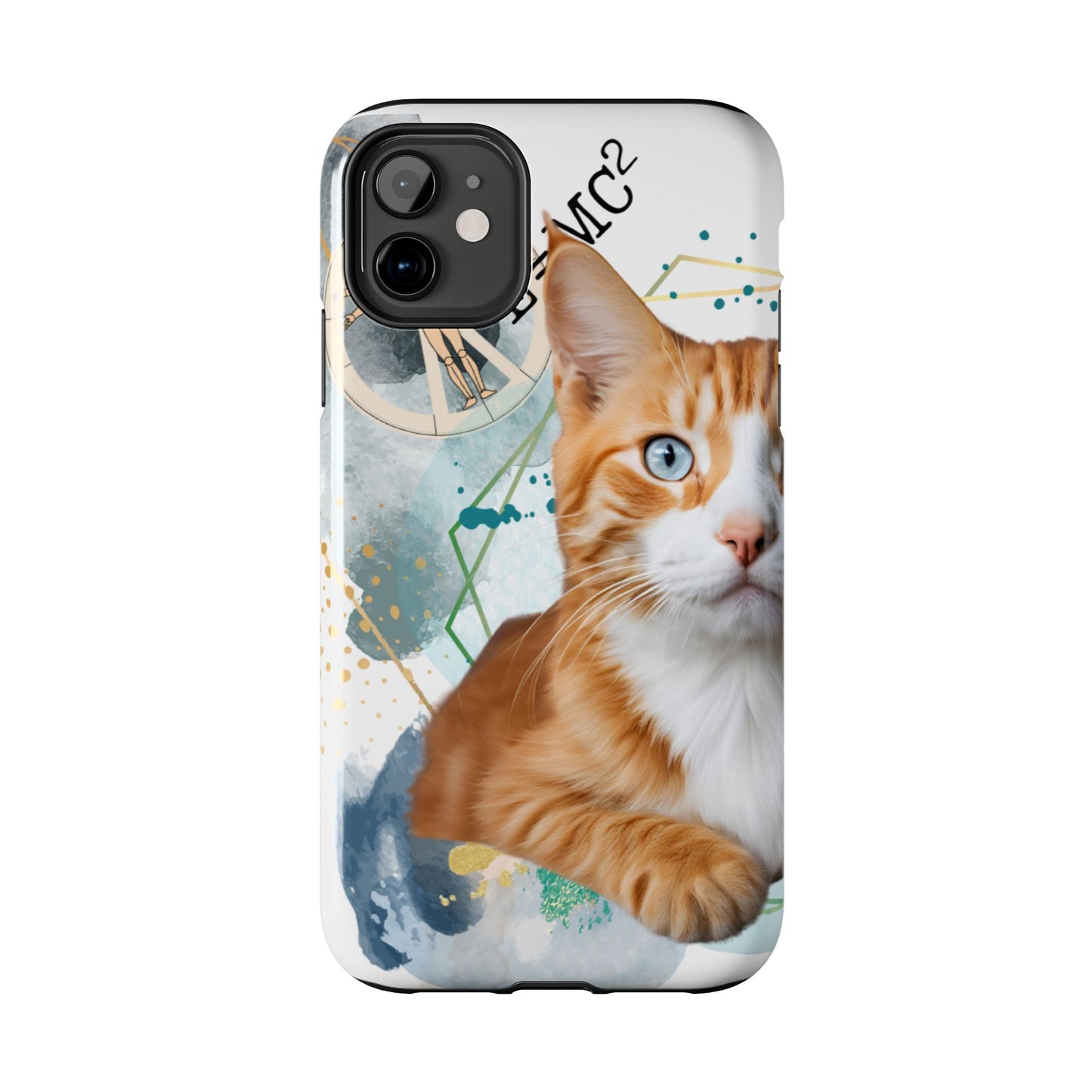 E=MC2 Cat Tough Phone Cases