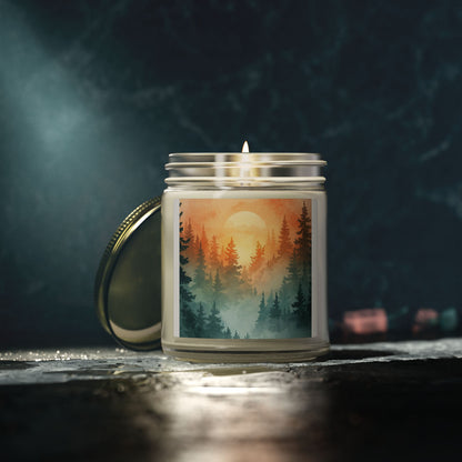 Sunrise Forest  Coconut Apricot Wax Candle (4oz or 9oz) Just Gigi IFYKYK