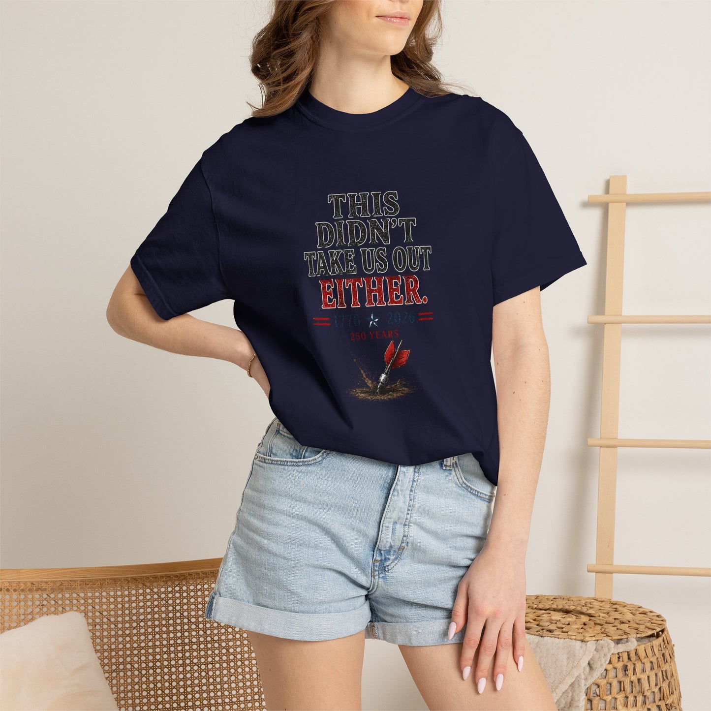 Lawn Dart Patriotic Graphic T-Shirt — 250th Anniversary 1776–2026