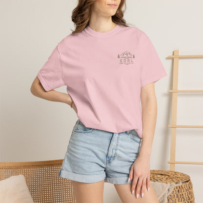 EDRL Mountain Logo T‑Shirt — Minimal Outdoor Crewneck