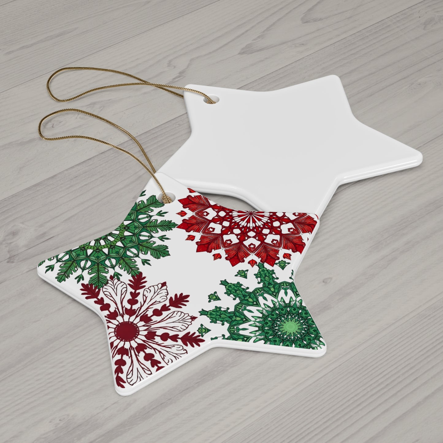 OG Red & Green Ceramic Ornaments  — Choose Your Shape - Just Gigi IFYKYK