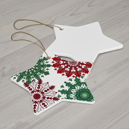 OG Red & Green Ceramic Ornaments  — Choose Your Shape - Just Gigi IFYKYK