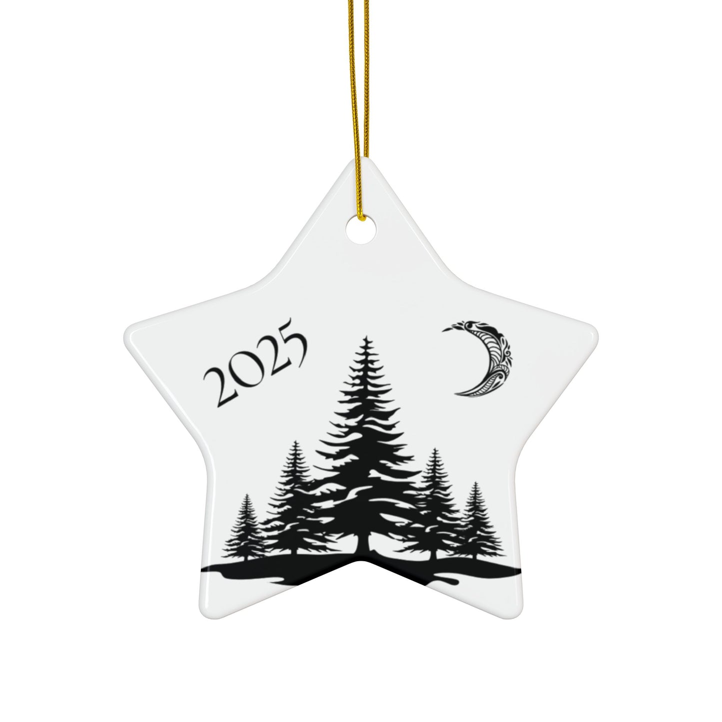 2025 Filigree Moon Ceramic Star Ornament – Just Gigi IFYKYK