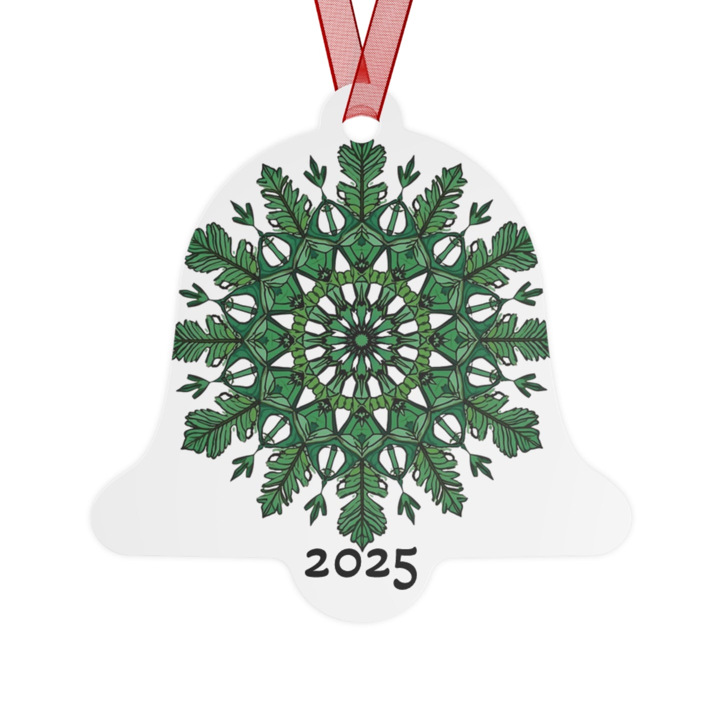 2025 Green Mandala Bell Metal Ornament — Just Gigi IFYKYK