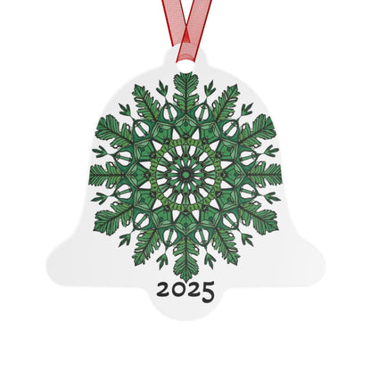 2025 Green Mandala Bell Metal Ornament — Just Gigi IFYKYK