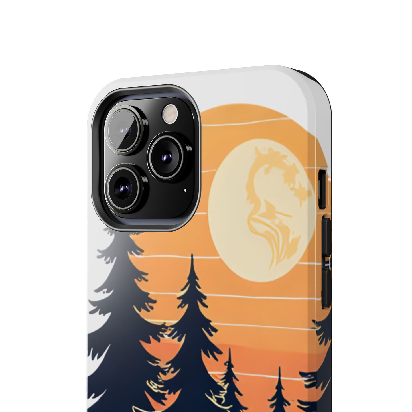 Retro Sunset Pines Graphic Phone Case - Just Gigi IFYKYK