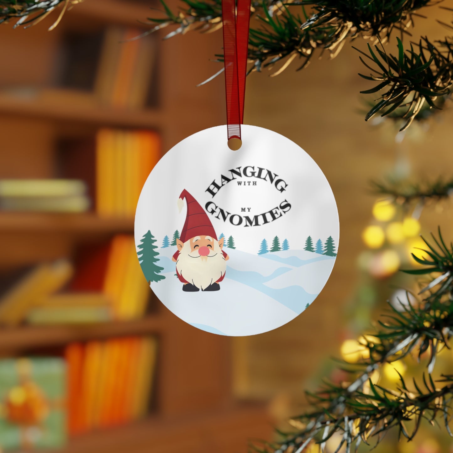 Hanging With My Gnomies 2 2025 Keepsake Ornament