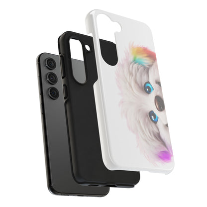 Peeking Doggo design Tough Phone Cases