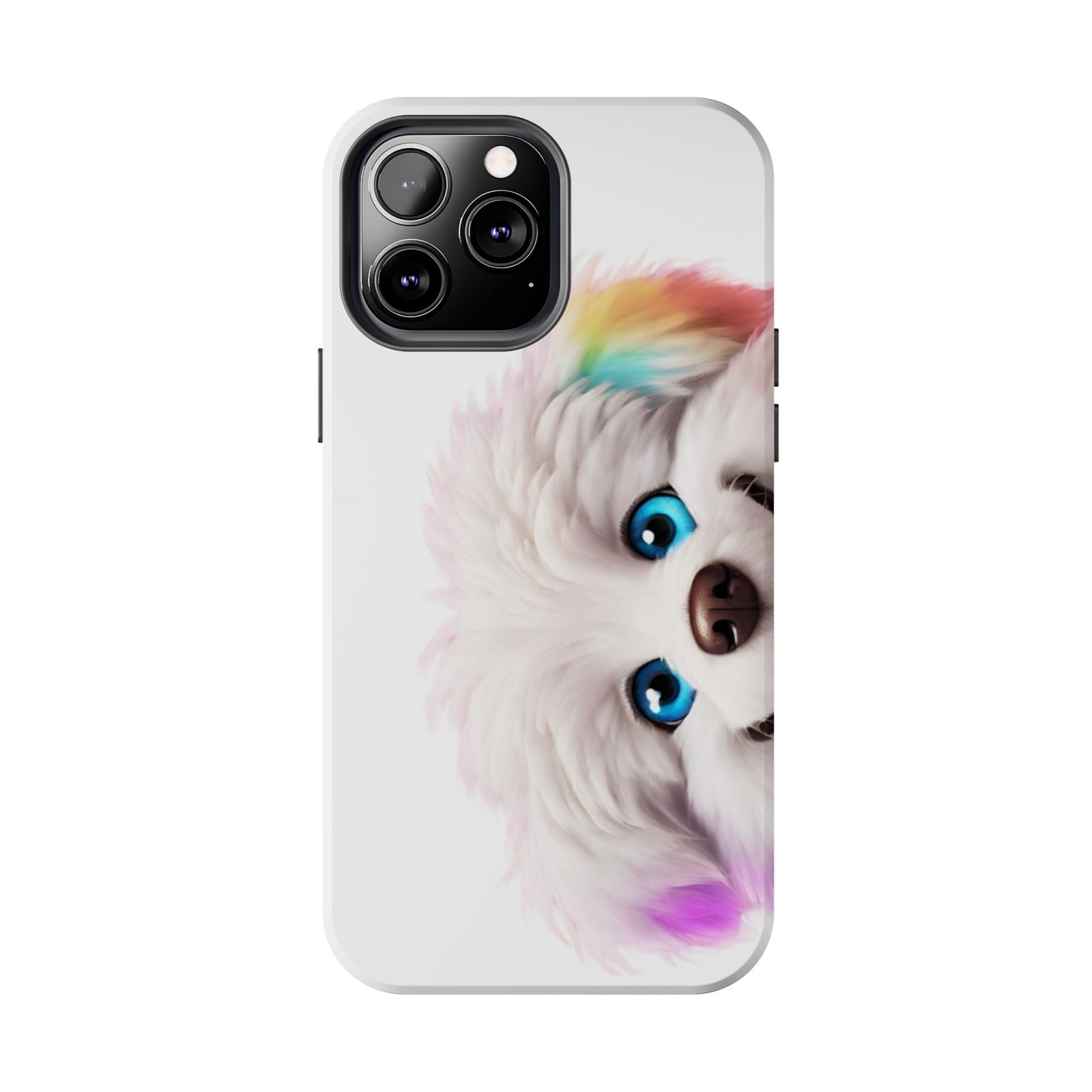 Peeking Doggo design Tough Phone Cases