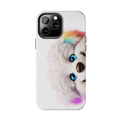 Peeking Doggo design Tough Phone Cases