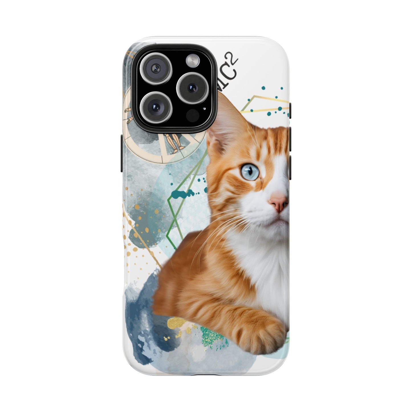 E=MC2 Cat Tough Phone Cases
