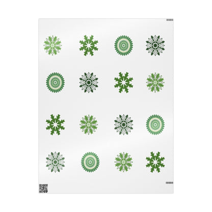 Tree Mandalas in Green Paper Roll - Just Gigi IFYKYK