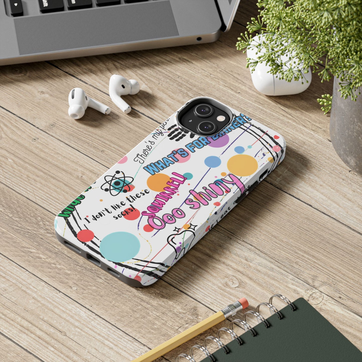 ADHD out loud Tough Phone Case by Just Gigi IFYKYK