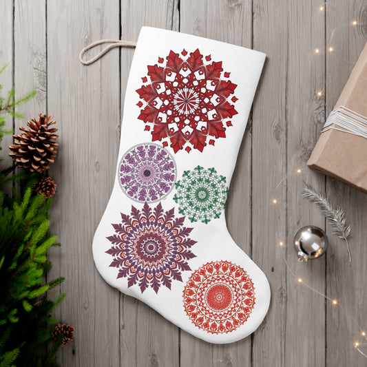 Kaleidoscope Mandala Snowflake Stocking — Just Gigi IFYKYK